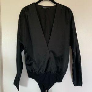 Naked Wardrobe V-Neck Bodysuit